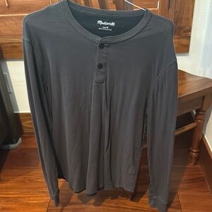 Madewell Black Long Sleeve Tee
